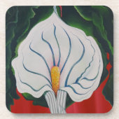 Witte Lelie Onderzetter Set van 6 (Voorkant)