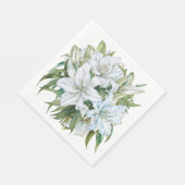 Witte Lelie Servet (Hoek)