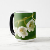 Witte Lelie van de vallei (Convallaria majalis) Magische Mok (Voorkant links)