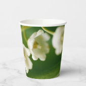 Witte Lelie van de vallei (Convallaria majalis) Papieren Bekers (Links)