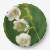 Witte Lelie van de vallei (Convallaria majalis) Papieren Bordje (Voorkant)