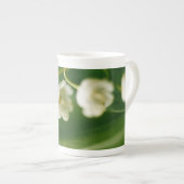 Witte Lelie van de vallei (Convallaria majalis) Porselein Kop (Voorkant rechts)