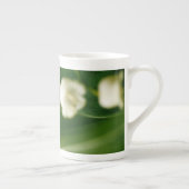 Witte Lelie van de vallei (Convallaria majalis) Porselein Kop (Rechts)