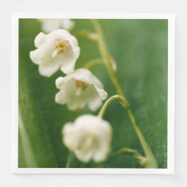 Witte Lelie van de vallei (Convallaria majalis) Servet