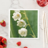 Witte Lelie van de vallei (Convallaria majalis) Servet (Insitu)