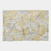 Witte leliebloesem Glam 3a Theedoek (Horizontaal)