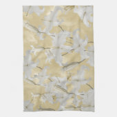 Witte leliebloesem Glam 3a Theedoek (Verticaal)