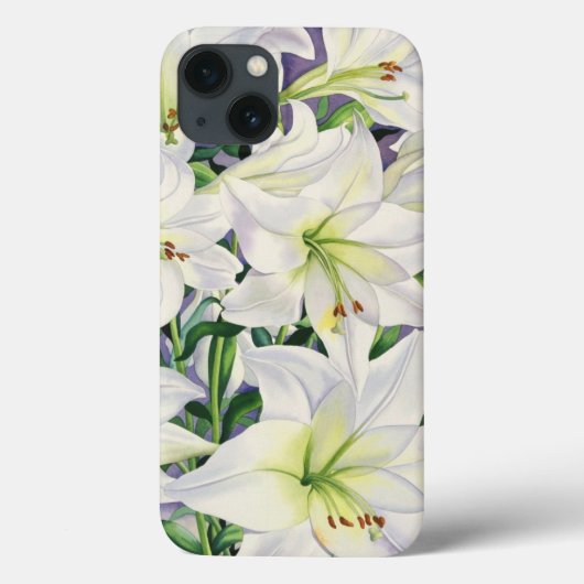 Witte lelies 2008 Case-Mate iPhone case (Achterkant)