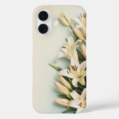 Witte Lelies Bloemen - iPhone / iPad case (Achterkant)
