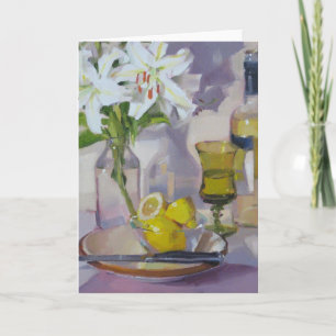 Witte Lelies en Wijn Kaart