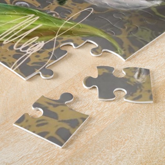 Witte Lelies Legpuzzel (Zijkant)