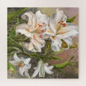 Witte Lelies Legpuzzel (Horizontaal)