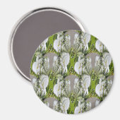 Witte Lelies....... Magneet (Voorkant / Achterkant)