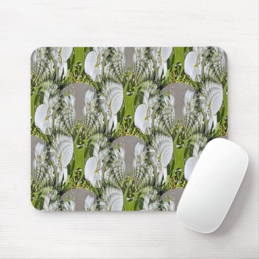 Witte Lelies..... Muismat (Met muis)
