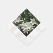 Witte lelies servet (Hoek)