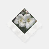 Witte lelies servet (Hoek)