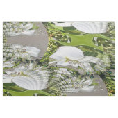 Witte lelies....... stof (Fat Quarter)