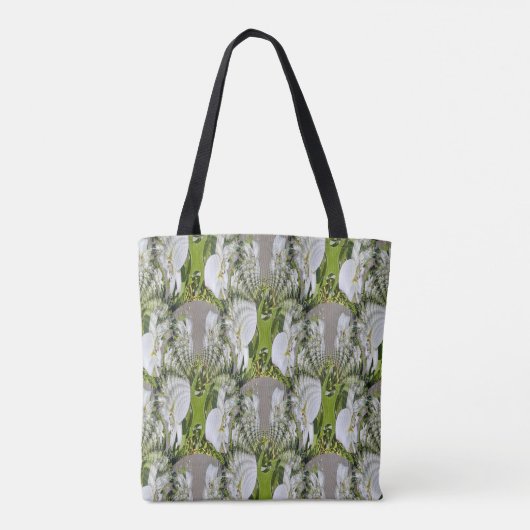 Witte Lelies..... Tote Bag (Achterkant)