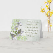 Witte lelies, weet dat anderen om sympathie geven kaart (Gele Bloem)