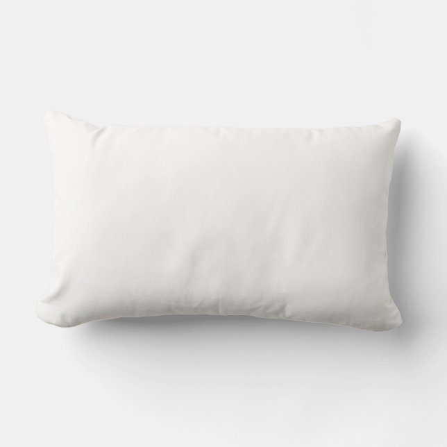 Witte lendenkussen 33 x 53 cm kussen (Voorkant)