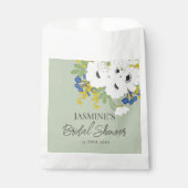 Witte Lente Bloemen Boeket Bruidsmeisjesfeest Bedankzakje (Voorkant)