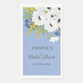 Witte Lente Bloemen Boeket Bruidsmeisjesfeest Servet