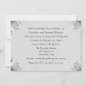 Witte lente tulp gelofte vernieuwing kaart (Achterkant)