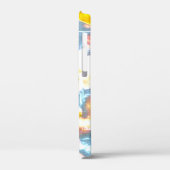  Witte lentebloem bloesem Monogram Hoesje- Case-Mate iPhone Case (Achterkant / Links)