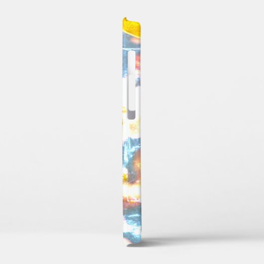  Witte lentebloem bloesem Monogram Hoesje- Case-Mate iPhone Case (Achterkant / Links)