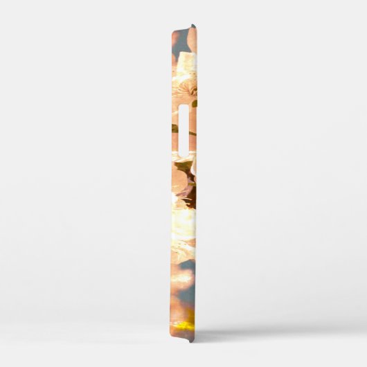  Witte lentebloem bloesem Monogram Hoesje- Case-Mate iPhone Case (Achterkant / Rechts)