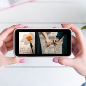 Witte Lentebloem Narcis Trouwen Save the Date Foto