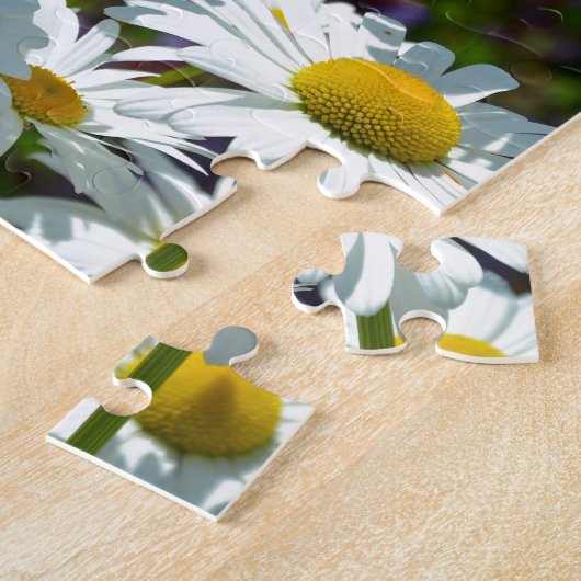 Witte lentedruiers in bloei legpuzzel (Zijkant)