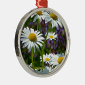 Witte lentedruiers in bloei metalen ornament (Rechts)