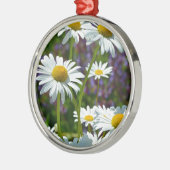 Witte lentedruiers in bloei metalen ornament (Links)