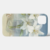 Witte lenzen en schelpen Case-Mate iPhone case (Achterkant (horizontaal))