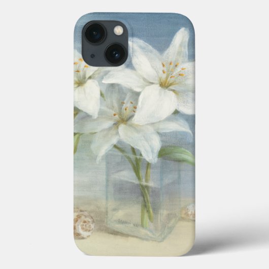 Witte lenzen en schelpen Case-Mate iPhone case (Achterkant)