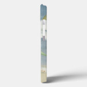 Witte lenzen en schelpen Case-Mate iPhone case (Achterkant / Links)