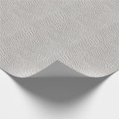Witte leren textuur cadeaupapier (Hoek)
