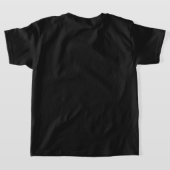 Witte letter A voor Kerstmis T-shirt (Laag Achter)