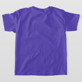 Witte letter B kerstcadeau T-shirt (Laag Achter)