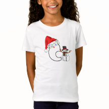 Witte letter c kerstcadeau