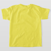 Witte letter d kerstcadeau t-shirt (Laag Achter)