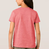 Witte letter f kerstcadeau Tri-Blend shirt (Achterkant)