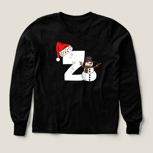 Witte letter z kerstcadeau (Voorkant)