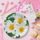 Witte leugens - symbool van de liefde papieren bordje (Feest)