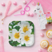 Witte leugens - symbool van de liefde papieren bordje (Feest)