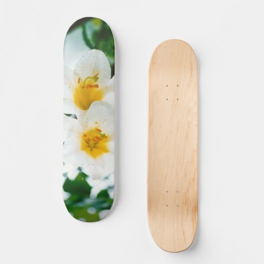 Witte leugens - symbool van de liefde persoonlijk skateboard (Voorkant)