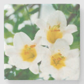 Witte leugens - symbool van de liefde stenen onderzetter (Voorkant)