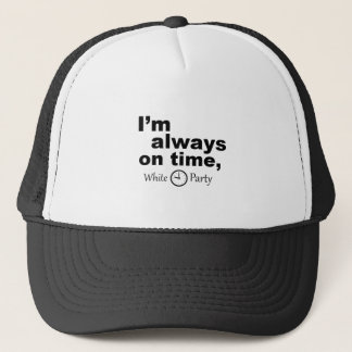 Witte leugens trucker pet