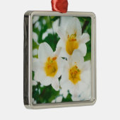 Witte lib - Lilium candidum Metalen Ornament (Rechts)